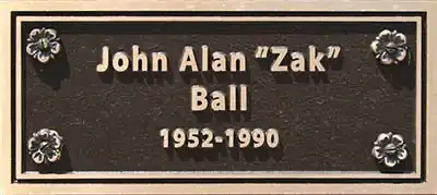 Honoree - John Alan “Zak” Ball